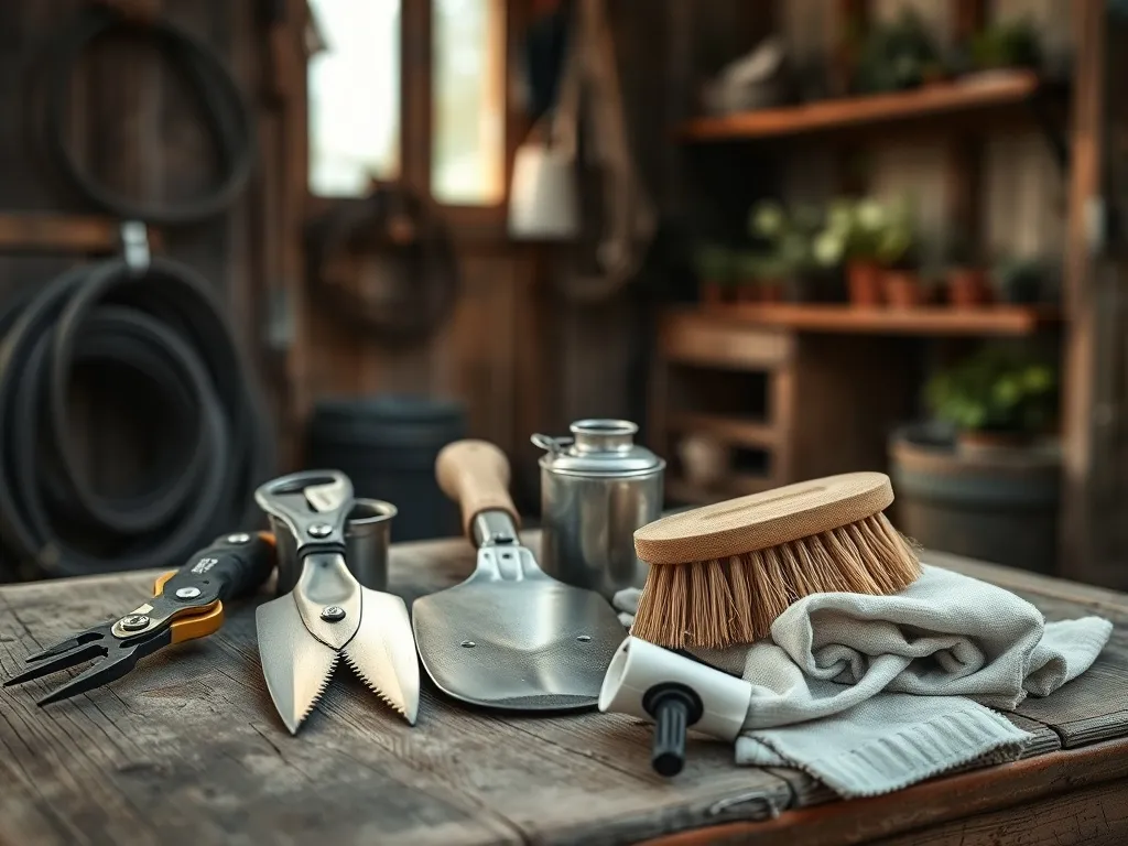 Czyszczenie i konserwacja narzędzi ogrodowych po sezonie