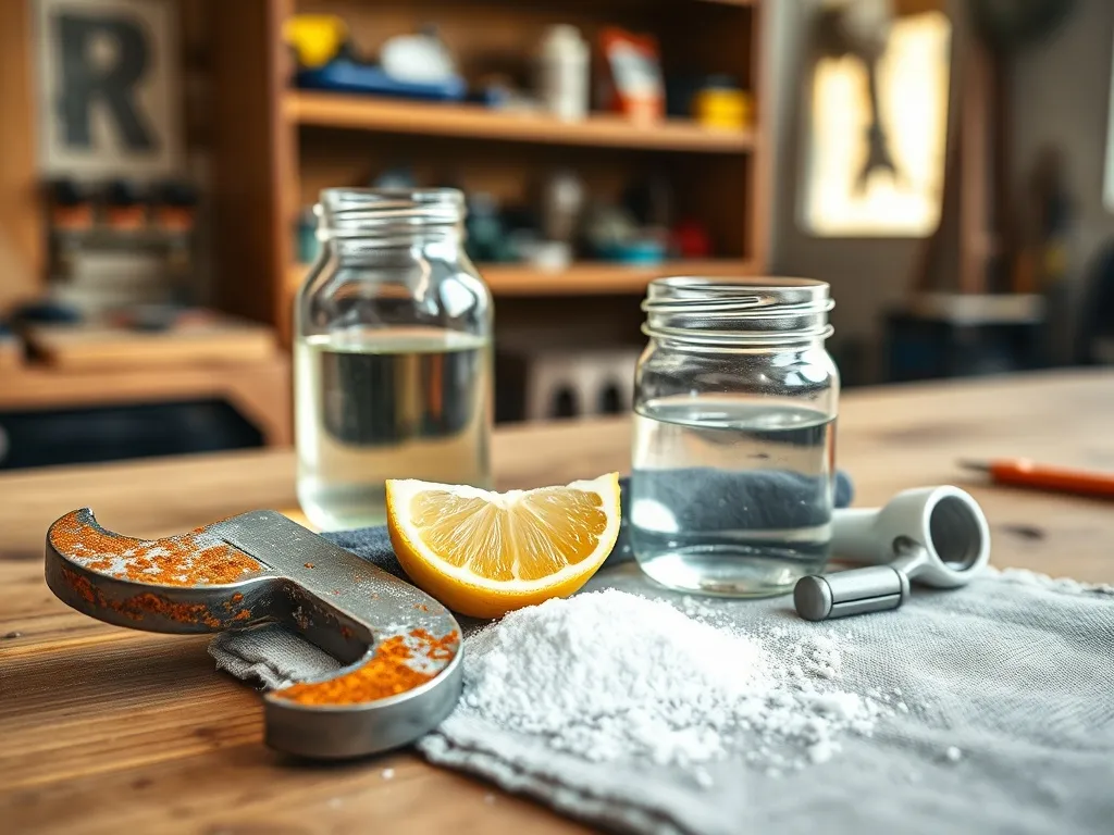 Domowe sposoby na usuwanie rdzy z narzędzi warsztatowych