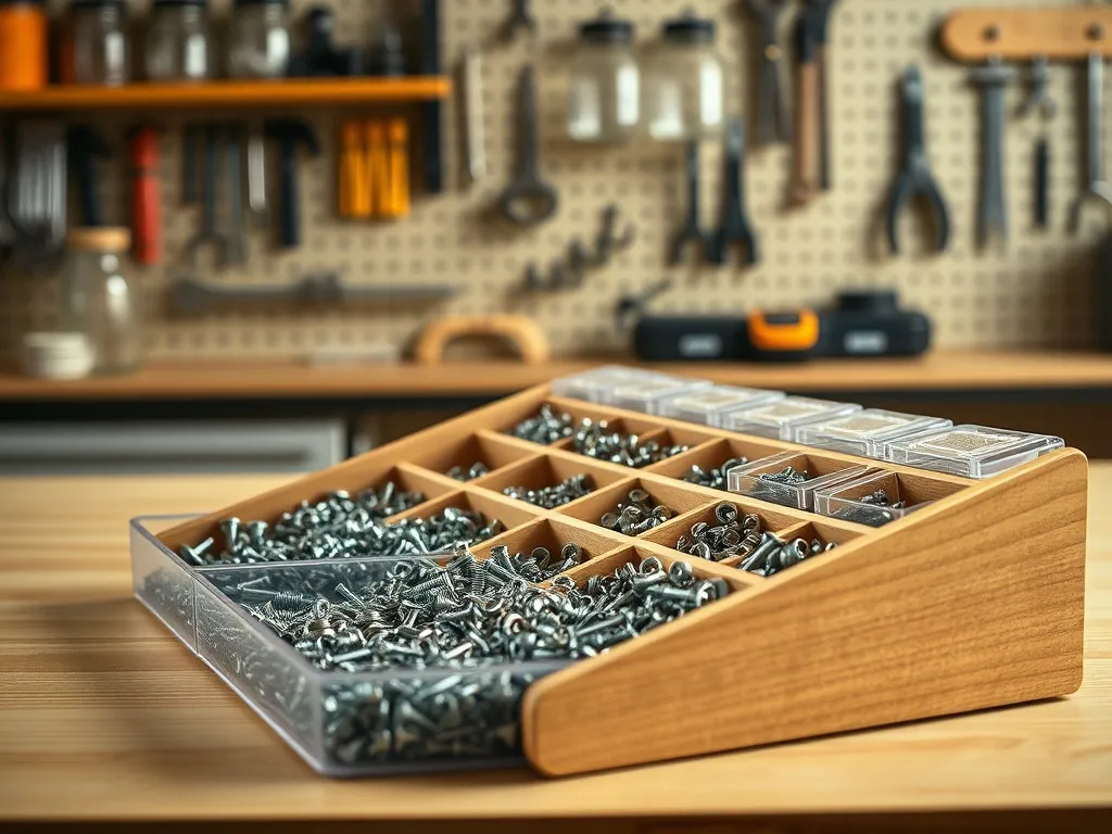 Organizacja śrub i drobnych elementów w warsztacie: pomysły