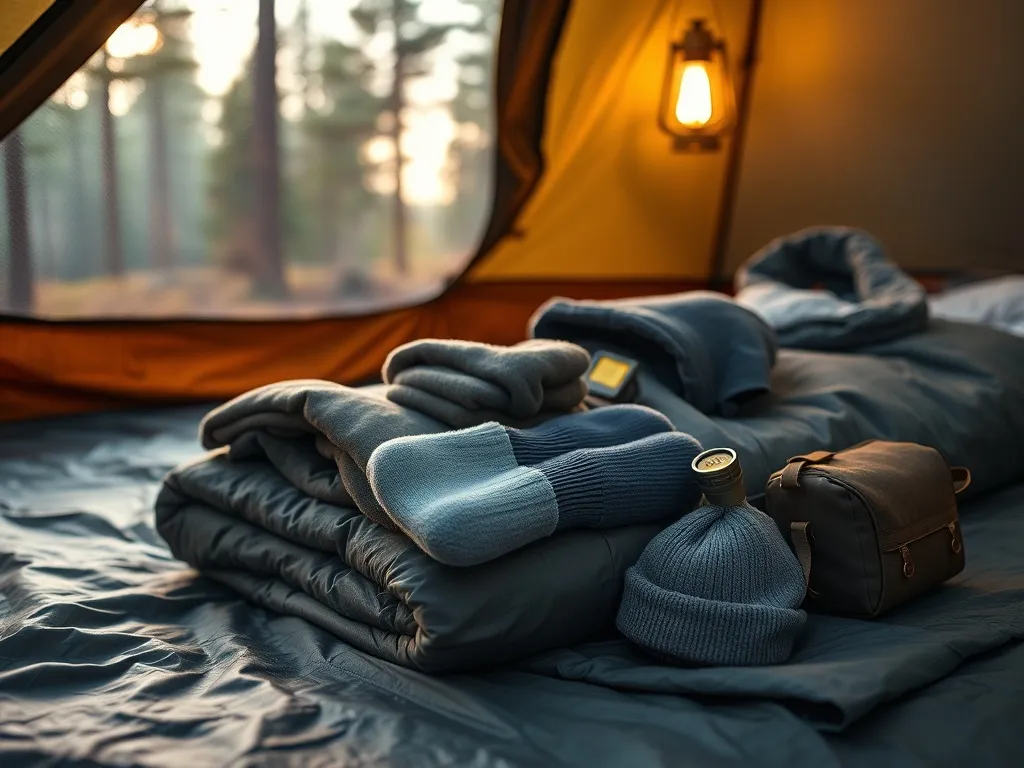 Jak się ubrać do spania w namiocie?